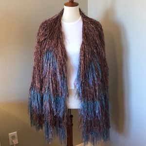 Zara NWT Fringe Cardigan
